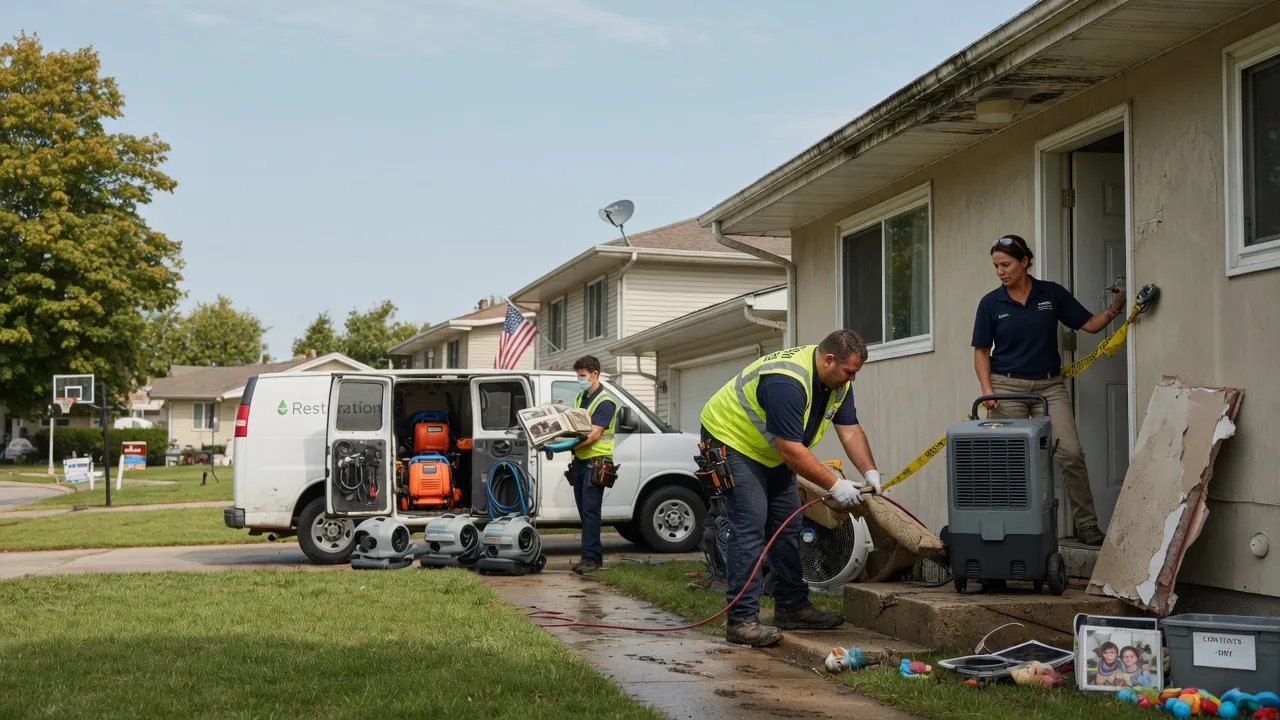 Water Damage Restoration in New Galilee, PA near me